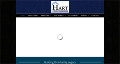 Desktop Screenshot of hartcustomhomes.com