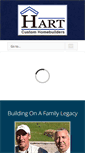 Mobile Screenshot of hartcustomhomes.com